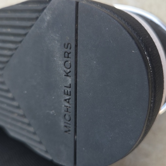 Michael Kors Black Knit Ankle Boots 8 - Picture 6 of 8